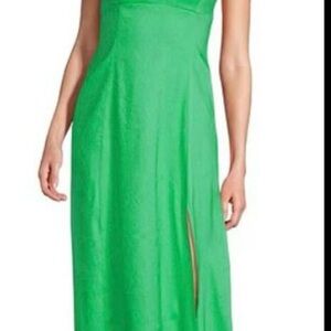 ANTONIO MELANI Opel Linen Dress Size 12 NWT